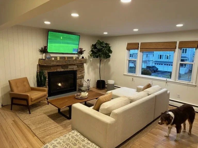 Living room recessed lighting